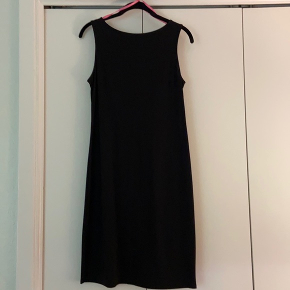 Isaac Mizrahi New York Classic Black Shift Dress 6 - Picture 1 of 3